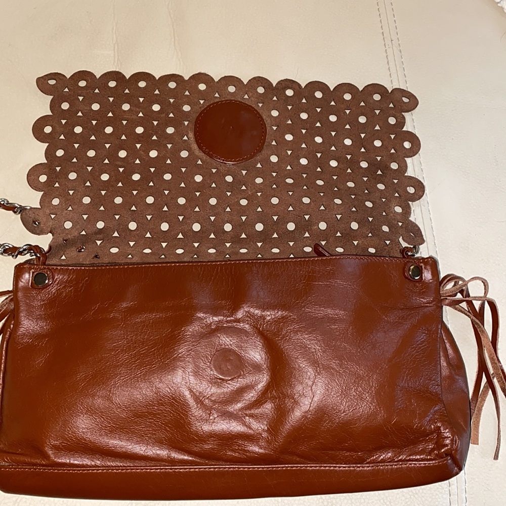 Dan W soft rusty brown leather purse